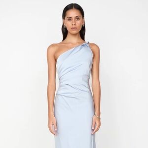 Bec & Bridge LUNETTA ASYM DRESS Dusty Blue size 4 US